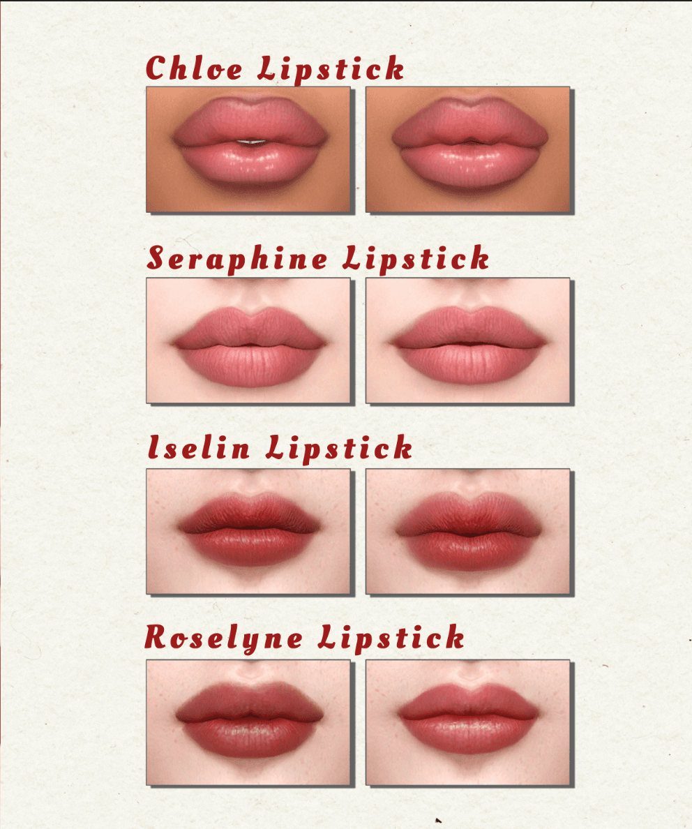 Галерея мода Набор помад Lipstick Set #1